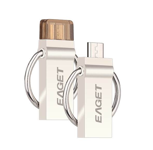 忆捷（EAGET）V90 OTG (MICRO USB+USB3.0双接口)手机U盘