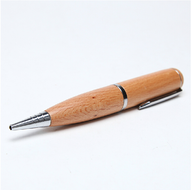 木质优盘笔定制 木头笔u盘定做 加印企业LOGO 商务礼品
